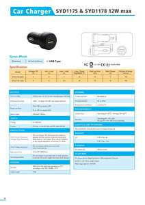 Sạc ô tô di động 5W 12V-24V <span class=keywords><strong>USB</strong></span> Type-C, sạc nhanh điện thoại trên ô tô 5V 1A - Product Image 2
