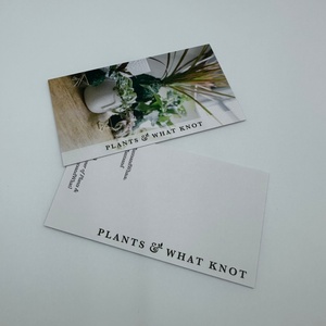 Klassiek Stijlvol Ontwerp Digitaal Printen 140X100Mm 400Gsm Bruine Qr Code Glossy Laminering Huidverzorging Bedankt Haar Visitekaartje - Product Image 2