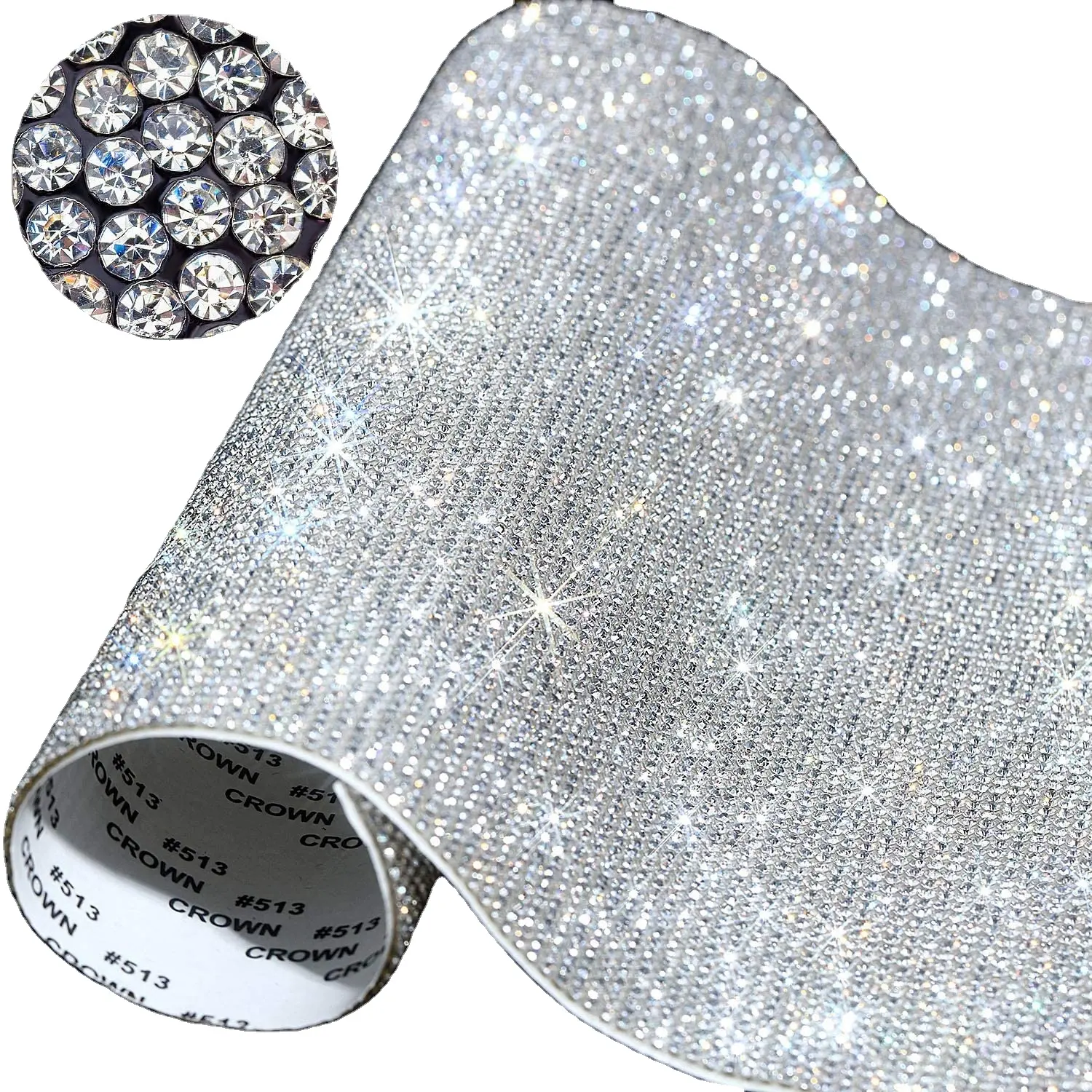 12000 pz Bling cristallo strass foglio adesivo decorazione fai da te adesivo 9.4x7.9 pollici autoadesivo Glitter strass Sticker