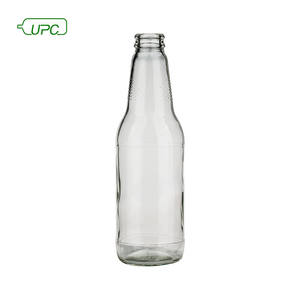 High Borosilicate Custom logotipo claro Vidro Beber Garrafa Estilo Luxo Smooth 355ml Garrafa De Água De Vidro com Tampa De Vidro Hermético - Product Image 3