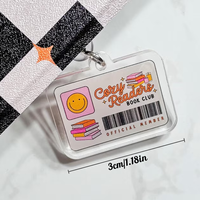 Breloques personnalisées en acrylique, porte-clés pour liseuses électroniques avec bouchon anti-poussière, plusieurs tailles - Cadeau commémoratif pour les amoureux des livres