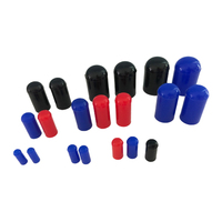 Embout en caoutchouc de silicone 12.7MM 25MM 30MM rouge bleu pour bouchons d'obturation et finisseurs de tuyau