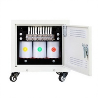Transformateur de contrôle sec triphasé 10 kVA à alimentation industrielle 480 V, structure à bobine toroïdale, 50/60 Hz, moulé sous pression, directement de l'usine