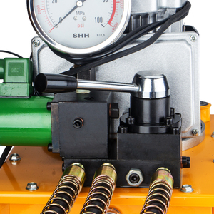 ปั๊มไฮดรอลิก ZHH-10B 0.75KW ปั๊มไฮดรอลิกสามวงจรน้ำมันโซลินอยด์220V ชุดไฟปั๊มไฮดรอลิก - Product Image 3