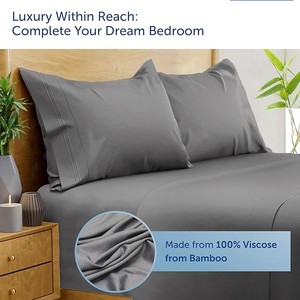 <strong>Bamboo</strong> Bedding Set Custom <strong>Bamboo</strong> <strong>Sheet</strong> Set 4 Pieces <strong>Bamboo</strong> <strong>Sheet</strong> Sets - Product Image 4