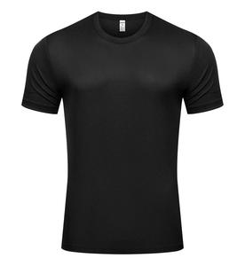 T-shirt de sport tricoté léger, respirant, anti-rides et anti-bouloches en Spandex/Polyester à séchage rapide pour hommes et femmes - Product Image 6