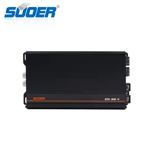 Suoer CU-80.4スーパーMINIサイズ1000w4チャンネルフルレンジクラスDカーステレオアンプ