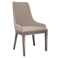 Chaise de restaurant et d'hôtel en bois massif au design simple et moderne, idéale pour les appartements et les hôpitaux