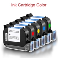 Impresora de Inyección de Tinta Portátil, Máquina de Codificación Inteligente, Impresión de Logotipos, Códigos QR, Códigos de Barras, Fechas de Caducidad, Tinta de Secado Rápido de 42 ml, Impresión en Múltiples Superficies