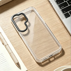 Funda para Teléfono con Marco <span class=keywords><strong>de</strong></span> Color en Contraste para Galaxy S26 Ultra, Carcasa <span class=keywords><strong>de</strong></span> TPU Translúcida con Protector <span class=keywords><strong>de</strong></span> Lente Elevado, Protección para Uso Diario - Product Image 2