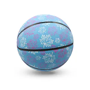 Высококачественные по низкой цене светящиеся баскетбольные мячи на заказ Светящиеся в темноте шары флуоресцентные светящиеся баскетбольные размеры 5 6 7 PU