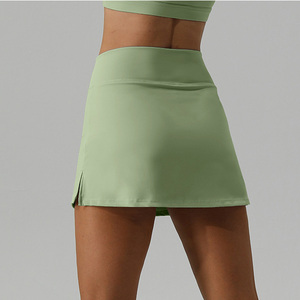 SHINBENE kadın V Crossover bel tenis etekler streç Golf Skorts koşu spor egzersiz Activewear - Product Image 5