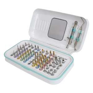 Osstem <span class=keywords><strong>Dental</strong></span> Implant OneGuide Kit: Schlüssellose manuelle chirurgische Kunststoffwerkzeuge für geführte Sinuslift- und Taper-Implantationsverfahren - Product Image 1