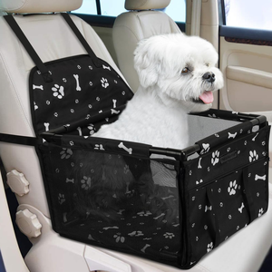 Asiento Elevador para Perros para Coche, Asiento de Seguridad Transpirable y Plegable para Mascotas, Bolsas de Viaje Lavables para Perros - Product Image 1