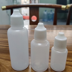 White Cylinder PP Plastic <b>Bottle</b> Screw Cap Cosmetic Use 10ml-50ml Travel Size - Product Image 1