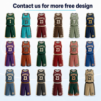 Maillots de basketball personnalisés à impression numérique, maille respirante, coupe athlétique, conception gratuite, usine pour les clubs scolaires, fournisseur de tenues d'équipe