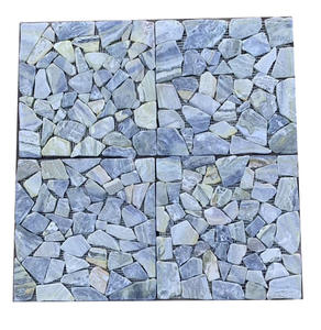 Piccolo blocco il mosaico di pietra naturale stile personalizzato piastrelle mosaico ardesia prezzo competitivo - Product Image 5