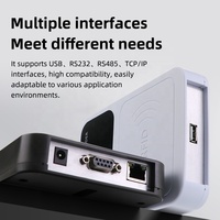 Lector RFID UHF WYUAN 860-960MHz, Escritor de Tarjetas ISO18000-6C de Escritorio Portátil EPC GEN2 con Interfaz USB RS232 RS485 TCP/IP