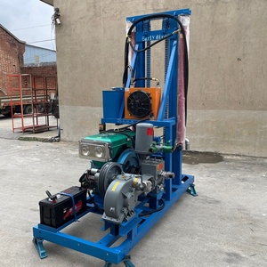 Rig Pengeboran Rotary Hidrolik Portabel Sedang dan Kecil 200m untuk Peralatan Pengeboran Sumur Air - Product Image 5