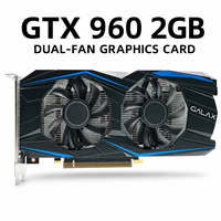 Nouvelle carte graphique GTX960 2 Go GDDR5 128 bits avec refroidissement par ventilateur pour jeux DP DVI pour ordinateur de bureau