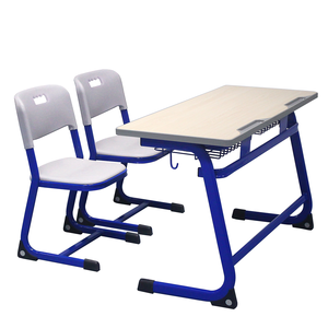 Table et chaise d'étudiant double moderne en métal pour salle de classe, mobilier scolaire pour la maison, le bureau ou le salon - <span class=keywords><strong>Prix</strong></span> promotionnel - Product Image 6