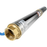 Çin yüksek kaliteli 4SP 5.5kw 7.5hp yüksek basınç 280m kafa dalgıç derin kuyu suyu pompası satılık