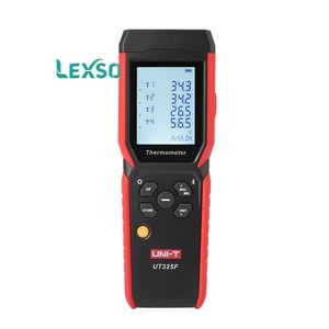 เครื่องมือวัดอุณหภูมิเทอร์โมคัปเปิลสี่ช่องสัญญาณ Lexso Unit Ut325f พร้อมเทอร์โมมิเตอร์แบบสัมผัส - Product Image 1