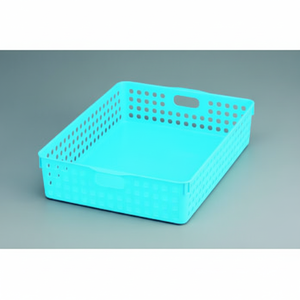 Cesto portaoggetti blu Inomata A4 - Product Image 1