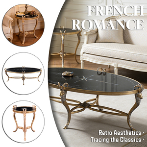 <span class=keywords><strong>Table</strong></span> <span class=keywords><strong>basse</strong></span> ovale vintage en <span class=keywords><strong>bois</strong></span> <span class=keywords><strong>massif</strong></span> de bouleau français, style classique antique, avec pieds sculptés en forme d'animaux, pour salon - Product Image 2