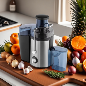 Extracteur de jus multifonction à séparation de la pulpe, grande <span class=keywords><strong>goulotte</strong></span> d'alimentation de 64 mm, sans découpe, deux vitesses, puissance 500W, conception détachable, nettoyage facile, cuisine - Product Image 1