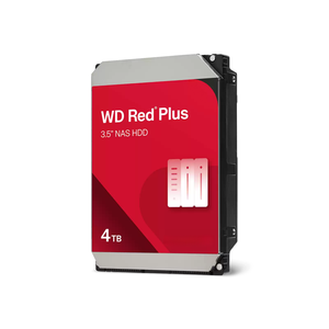 Disco Duro NAS Red Plus de 4 TB, 3.5'', SATA 6 Gb/s, 5400 RPM, 256 MB de Caché, HDD WD40EFPX - Product Image 1