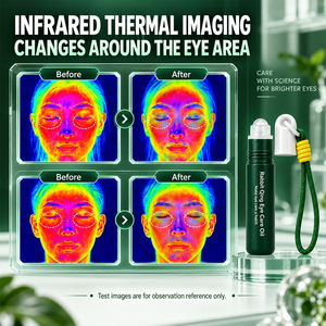 น้ำมันบำรุงรอบดวงตา Rabbit Qing Liquid Eye Care Oil-Anti Blue Light & Dry Lines Relief Roller Massage - Product Image 6