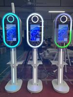 Machine Photobooth Miroir Magique DSLR Ovale 15,6 Pouces en Gros - Kiosque Selfie avec Flight Case pour le Location de Fêtes aux États-Unis et en Europe