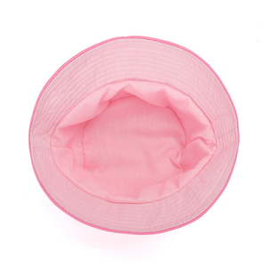 Nuevo Sombrero de Pescador de Algodón Rosa de Alta Calidad para Niños, Personalizado con Bordado, para Protección Solar al Aire Libre - Product Image 2