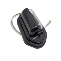 Lumière de plaque d'immatriculation étanche à 3 LED 12V, 2 pièces, feu arrière de plaque d'immatriculation pour camion, SUV, Van, RV, camion et bateaux avec étiquettes d'immatriculation