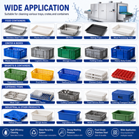 Laveuse haute pression pour cages à poulets en plastique, machine de nettoyage pour caisses à volailles, équipement de lavage de tapis de cage