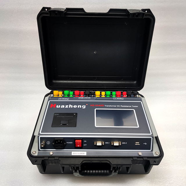 Huazheng HZ-3340D Transformer  Winding Resistance Tester Three Phase 3 Channel DC Resistance Test Instrument