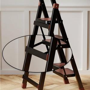 Échelle pliante en métal au design moderne et contemporain, haute résistance, avec main courante, 3 à 6 <span class=keywords><strong>marches</strong></span>, capacité de charge de 150 kg, pour supermarché, école - Product Image 4