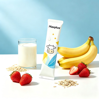 Bolsa Flexible para Empacar Bebidas Lácteas, Leche, Jugo y Leche de Soya, Marca Maxplus, Esterilizada, Certificada por la FDA, con Impresión Personalizada
