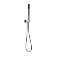 Système de douche murale à effet pluie, finition chromée, matériau en laiton, jet doux, robinets thermostatiques, panneaux de douche brossés
