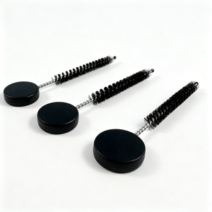 Juego de cepillos de <span class=keywords><strong>limpieza</strong></span> de pajitas de nailon TDF con mango negro, limpiador de tubos estrechos reutilizable para boquillas de botellas de agua y vasos de bebé - Product Image 1
