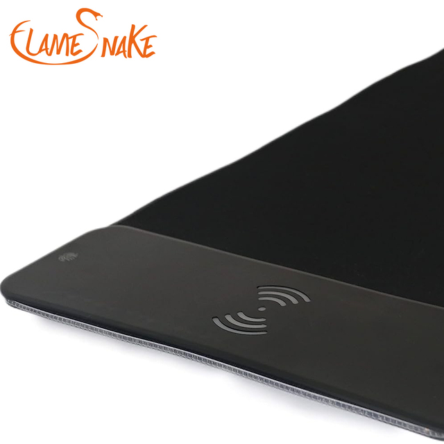 Light Fashion Non Slip Wireless Charging Eco-Friendly Comfortable Soft Custom Mouse Pads