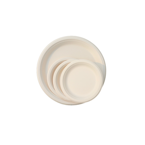 Meilleur prix STAVIAN 100% biodégradable écologique à base de plantes 6 pouces blanc brun assiettes jetables Restaurant fête boulangerie - Product Image 1