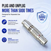   Connecteur circulaire auto-bloquant à 2 broches compatible série B 0B pour système d'alimentation