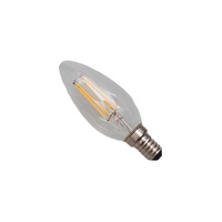 Ampoule LED C7 en verre, 1W, culot E12/E14, blanc chaud 2700K, alimentation CA, pour parcs à thème et décorations de fêtes