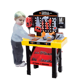 Big Boy Pretend Play Construction <strong>Work</strong> Shop DIY Plastic Tool <strong>Work</strong> <strong>Bench</strong> Toy Set for <strong>Kids</strong> - Product Image 1