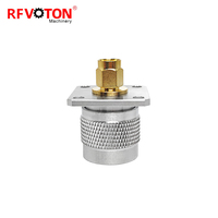 Connecteur coaxial RF Connecteur de type N Prise mâle N Bride à 4 trous vers adaptateur de prise mâle SMA