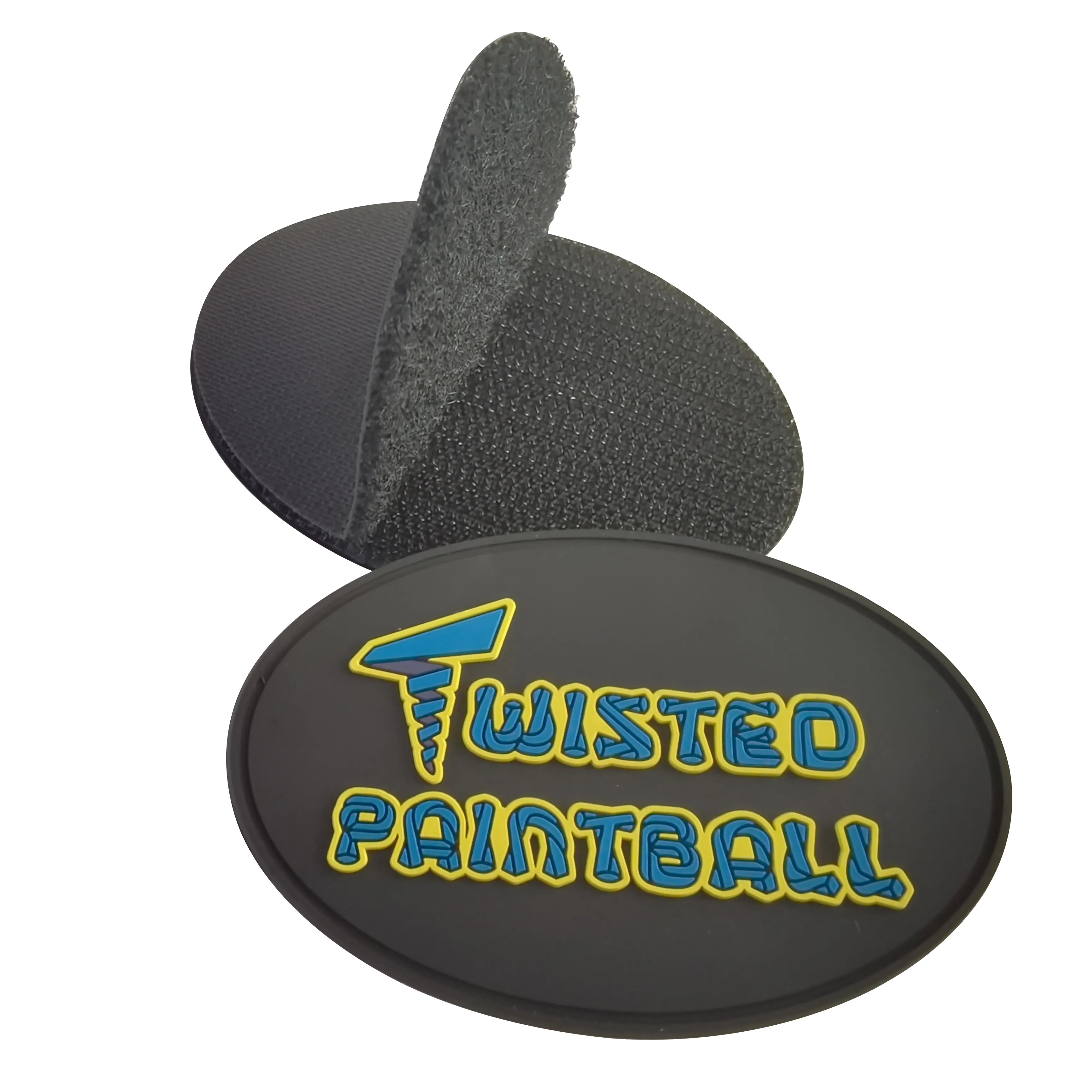PPH-0024 Logo PVC 3D massal kustom Label naik karet lunak tambalan lencana topi Transfer panas Patch silikon untuk pakaian