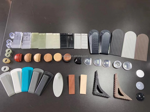 <span class=keywords><strong>Bouchon</strong></span> de porte cylindrique, <span class=keywords><strong>bouchon</strong></span> en caoutchouc auto-adhésif, tampon transparent caché, protection du tampon mural - Product Image 5