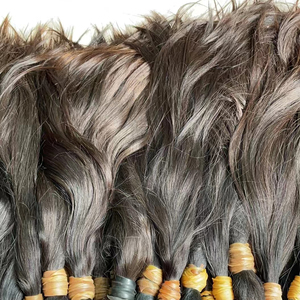 Colore marrone <span class=keywords><strong>capelli</strong></span> grezzi non trattati colore <span class=keywords><strong>naturale</strong></span> un donatore - Product Image 3